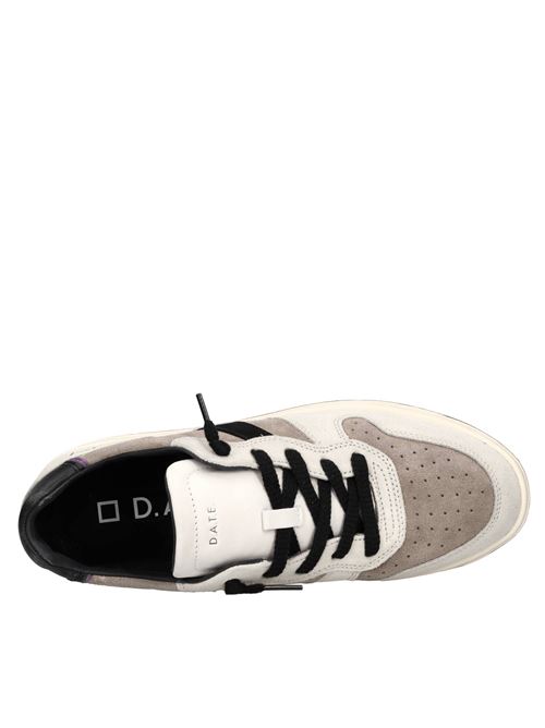 Sneakers in camoscio D.A.T.E. | COURT 2.0 POWDERMUD-NERO